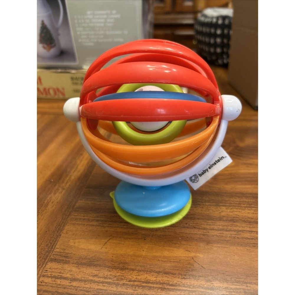 Baby Einstein Sticky‎ Spinner Suction Cup Rattle Activity Toy
